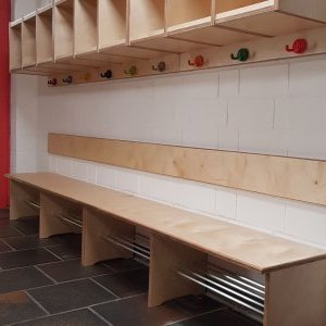 Kindergartengarderobe